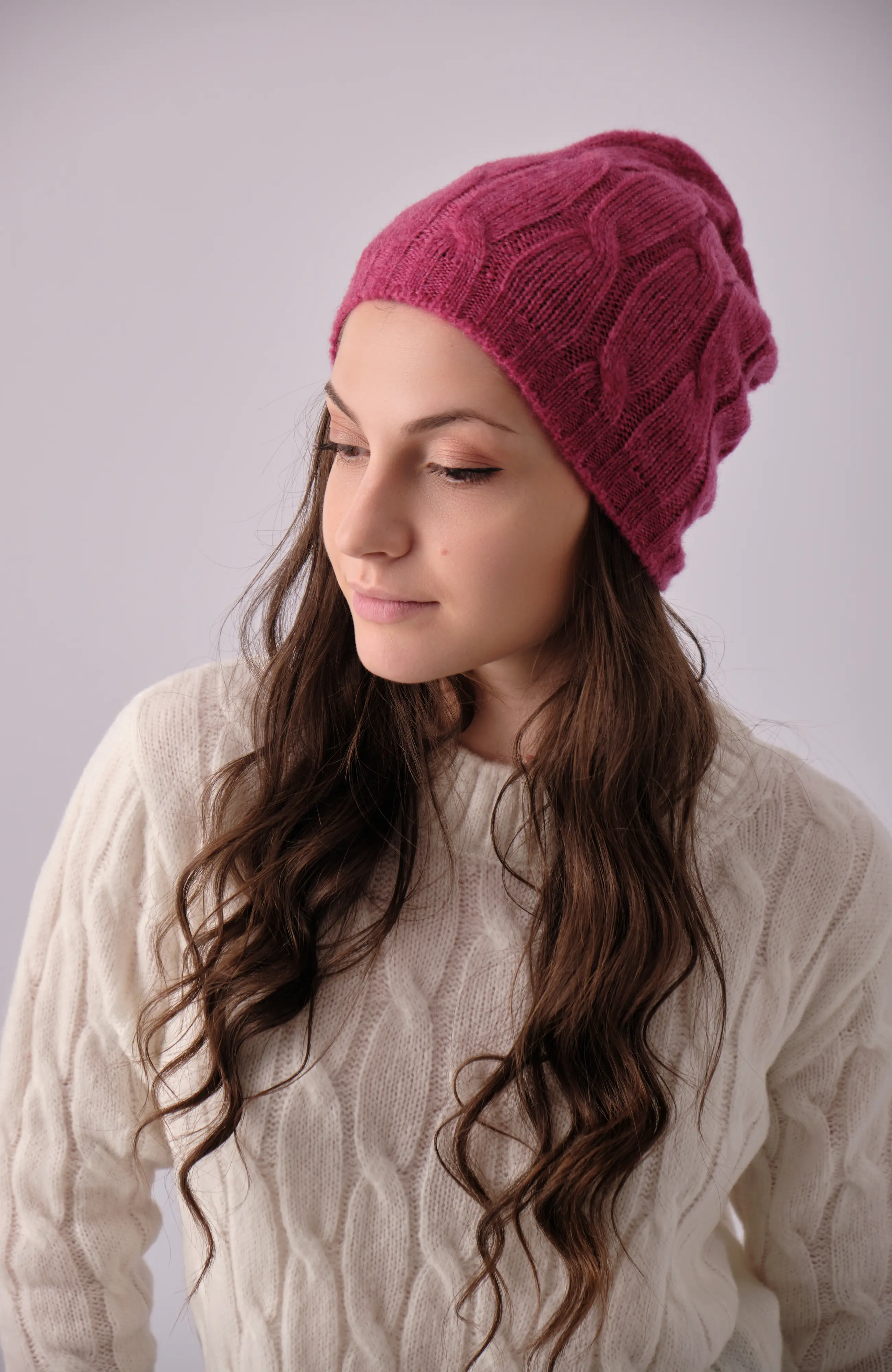 The Mirella Hat - Coral Blush, S