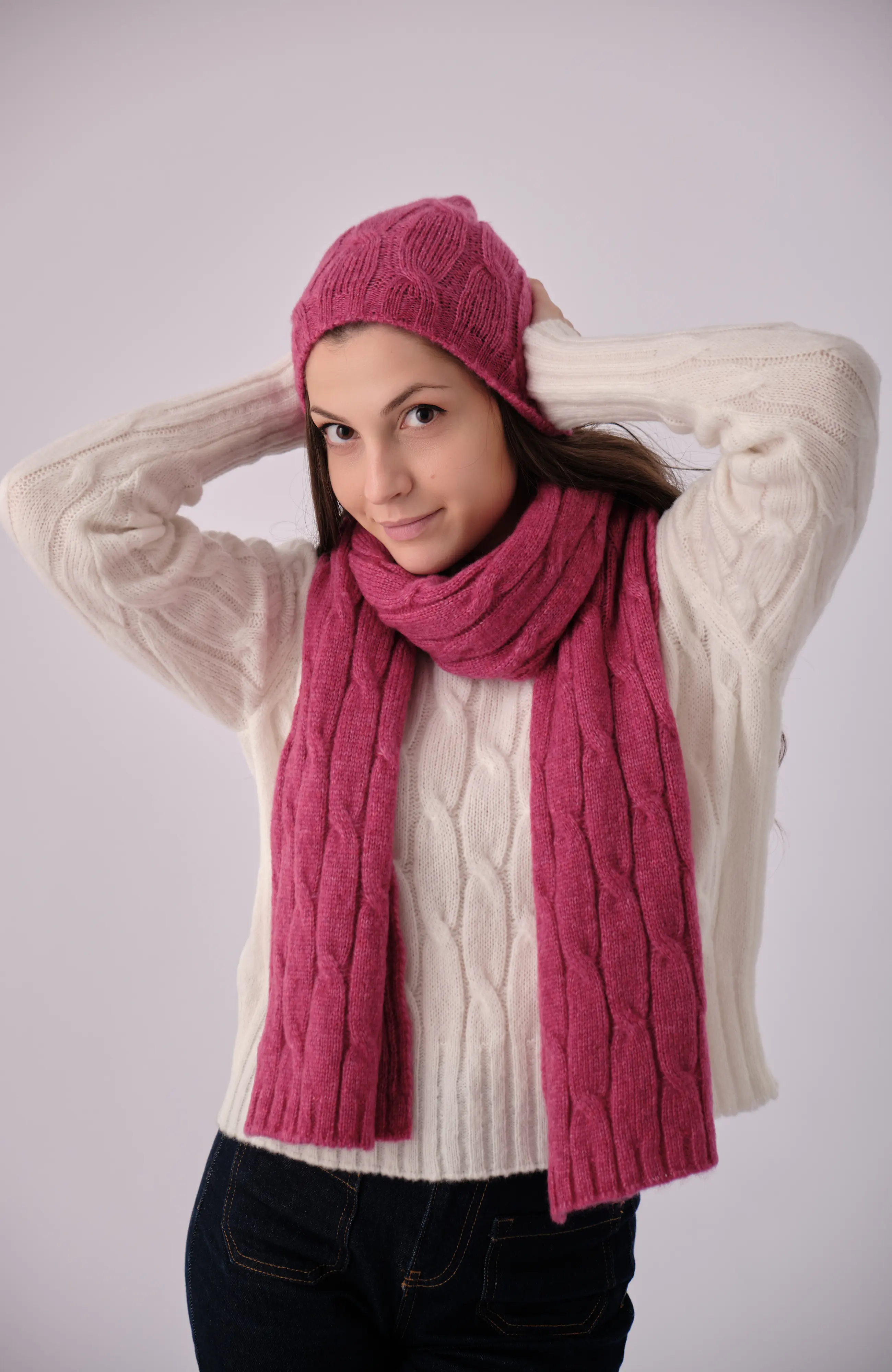 The Mirella Scarf - Coral Blush, 180-35cm