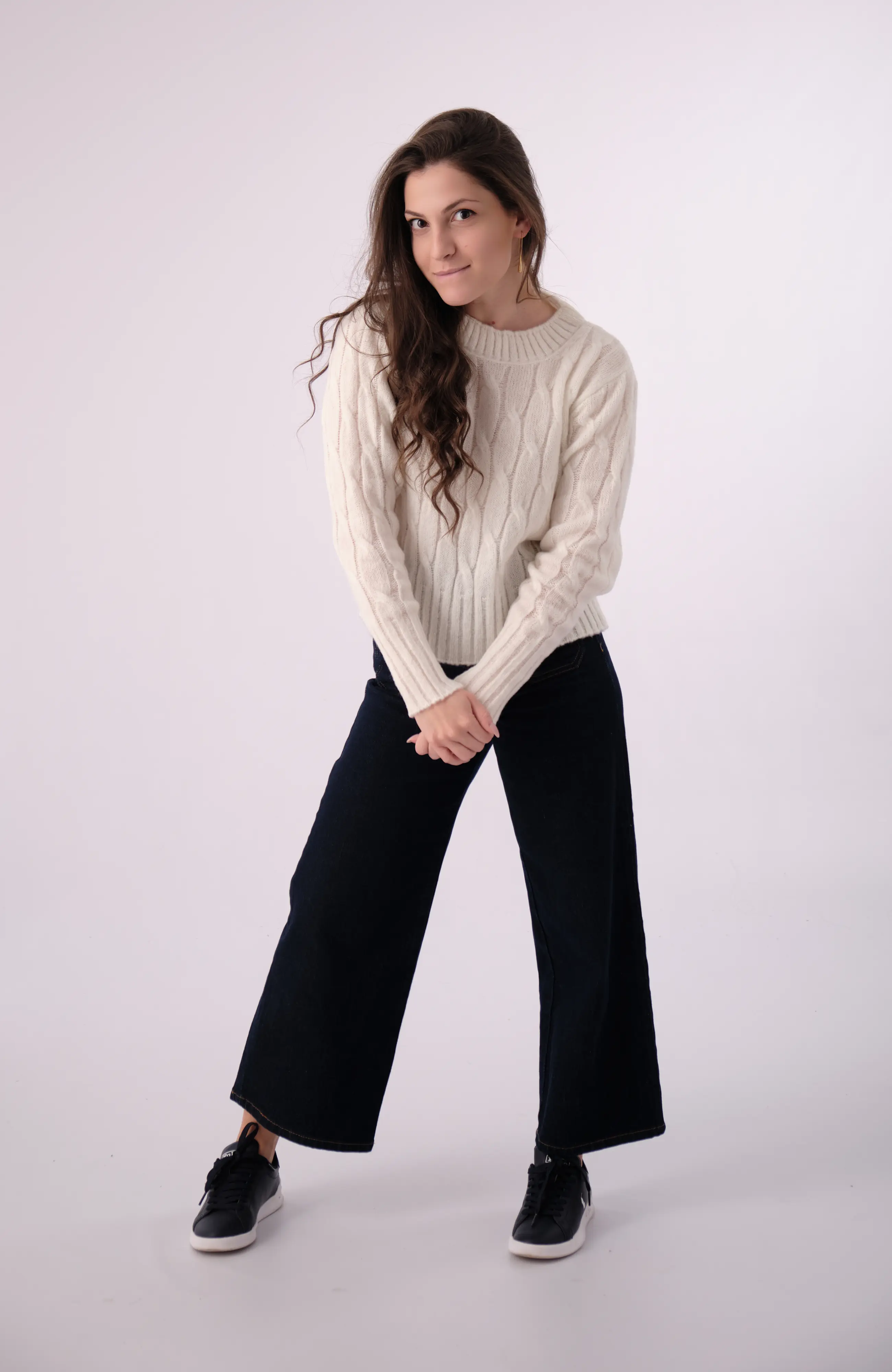 The Mirella Sweater - Classic White, L