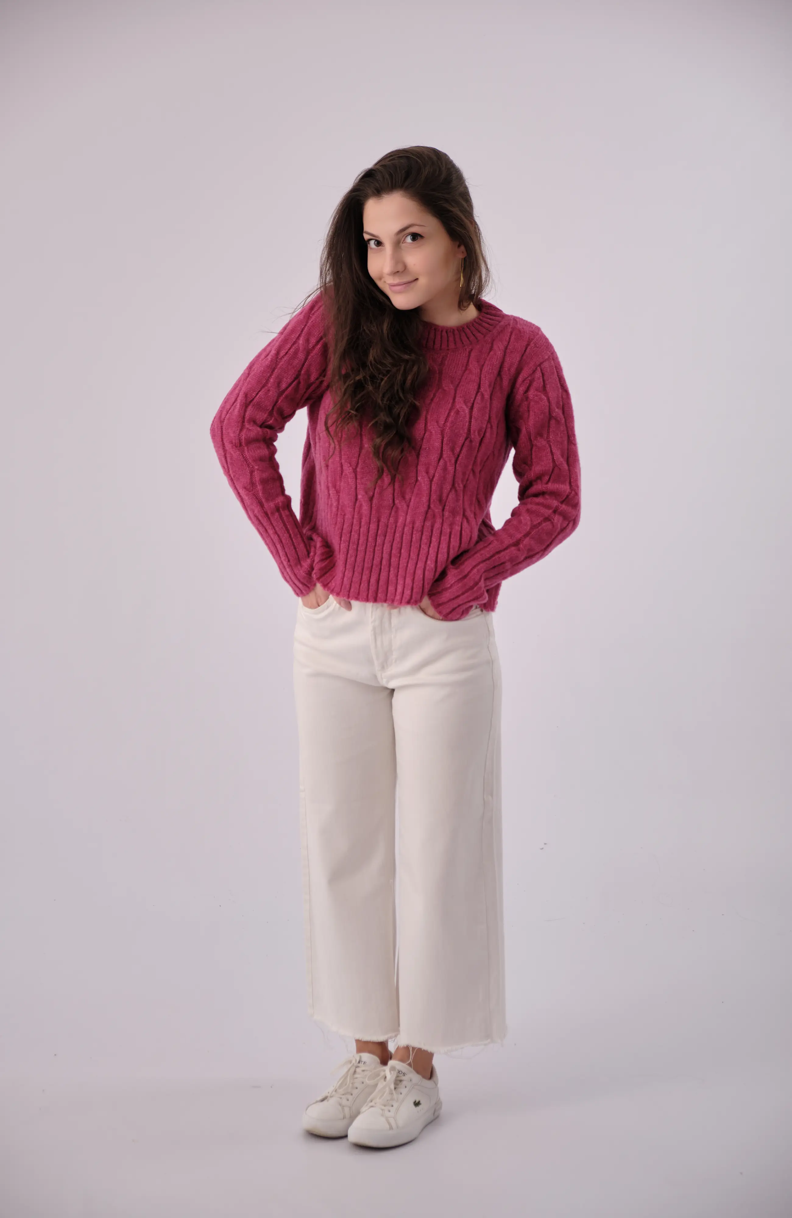 The Mirella Sweater - Coral Blush, S