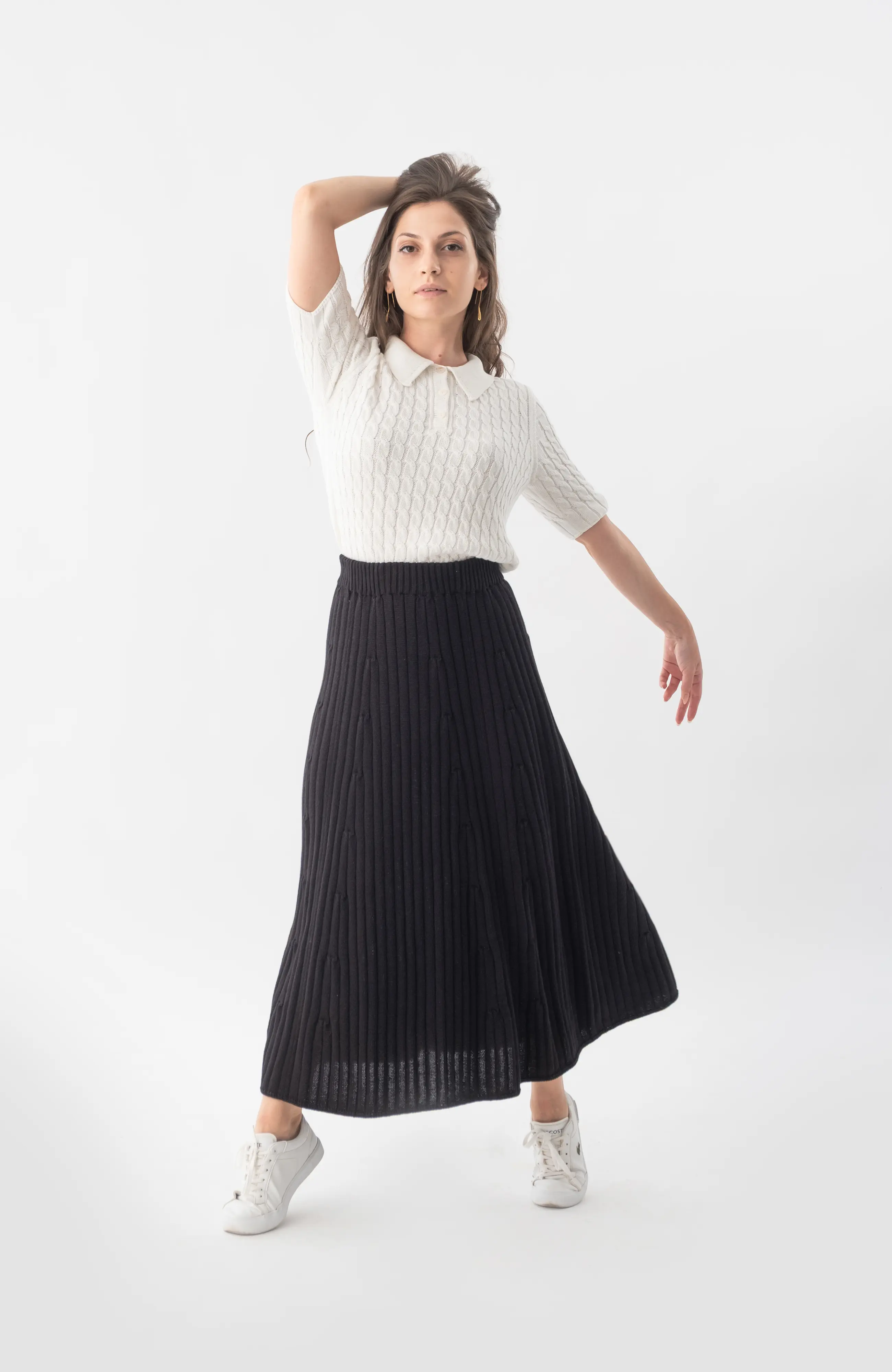 The Ms. Rowe Skirt in Black – The Cotton Capsule