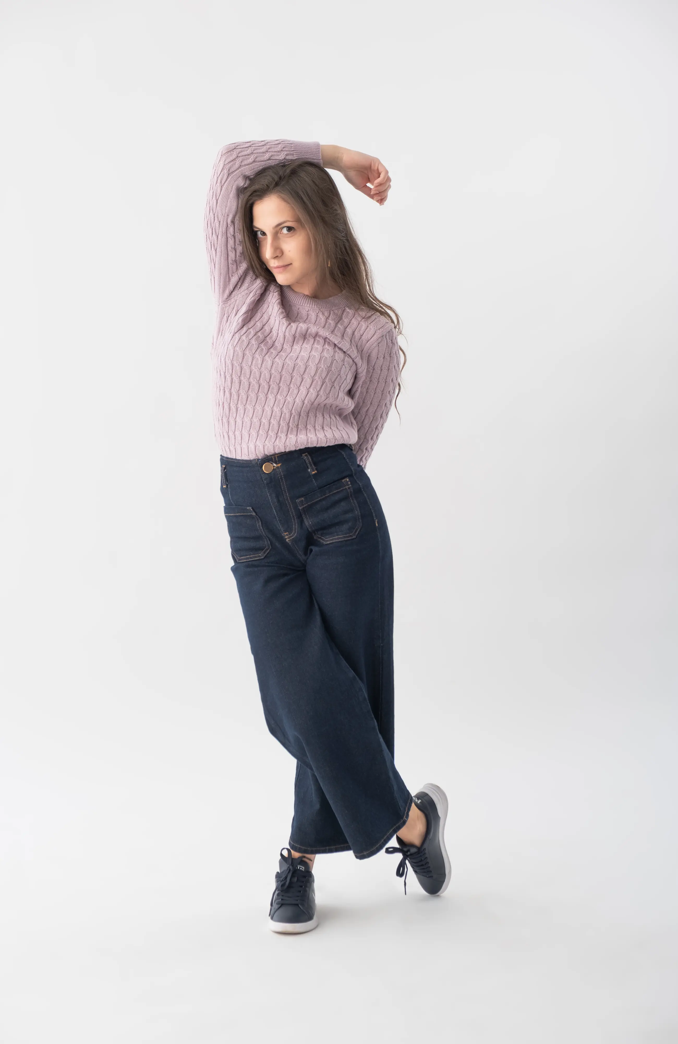 The Ms. Rowe Sweater in Mauve Mist – The Cotton Capsule