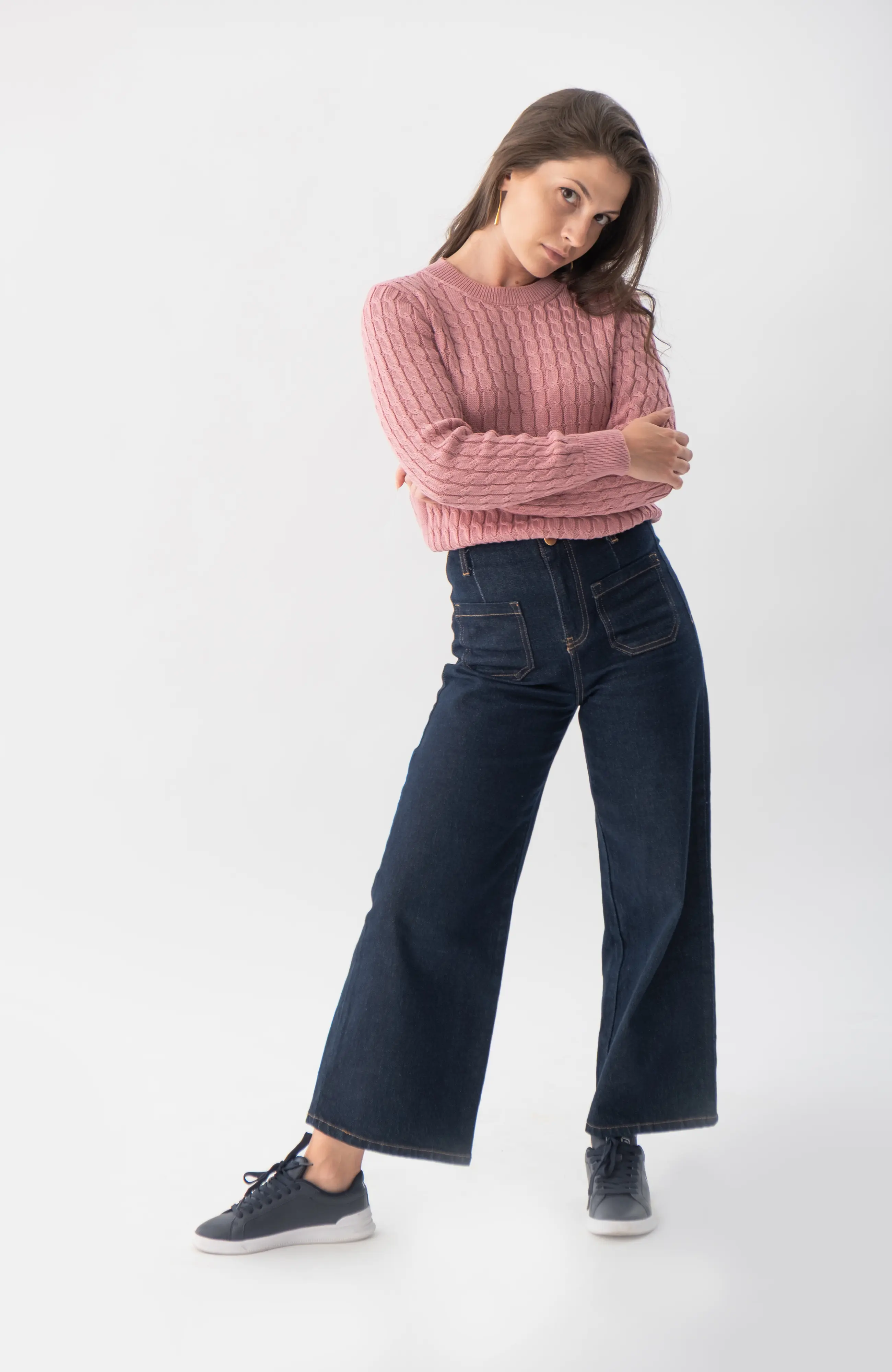 The Ms. Rowe Sweater in Rose Clay – The Cotton Capsule