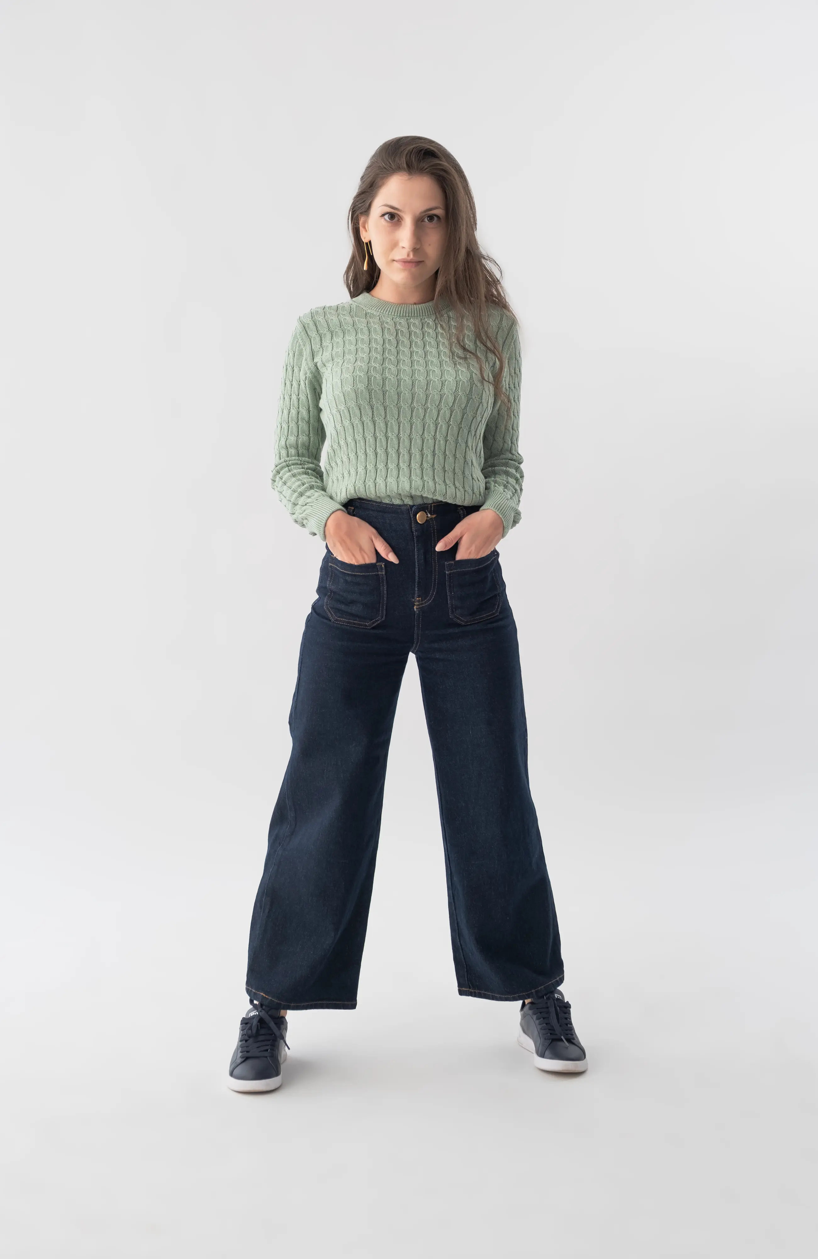 The Ms. Rowe Sweater in Salted Sage – The Cotton Capsule