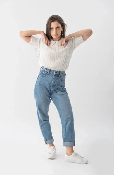 The Ms. Rowe Polo in Classic White – The Cotton Capsule