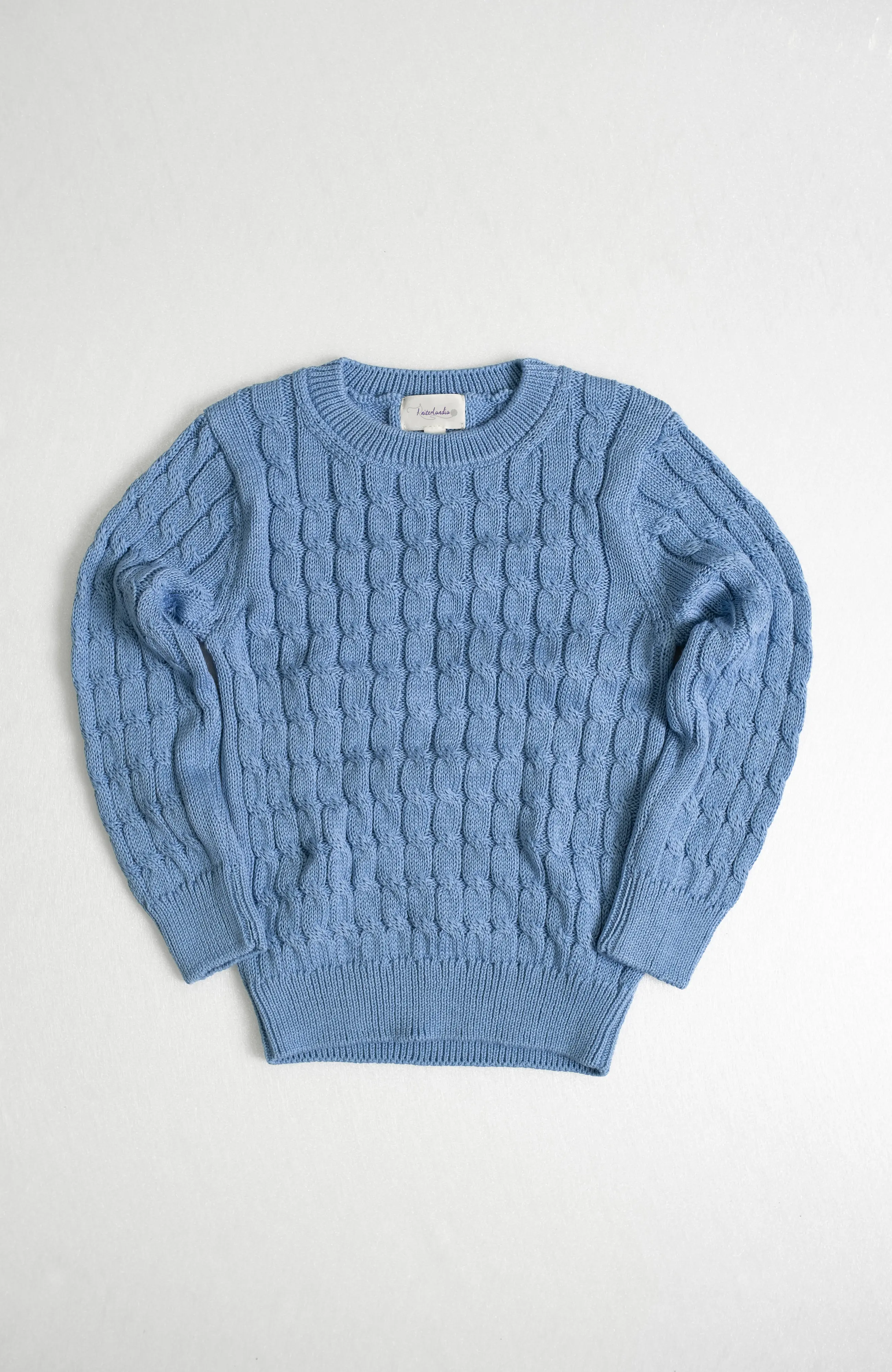 The Rowe Junior Sweater in Harbor Blue – The Cotton Capsule