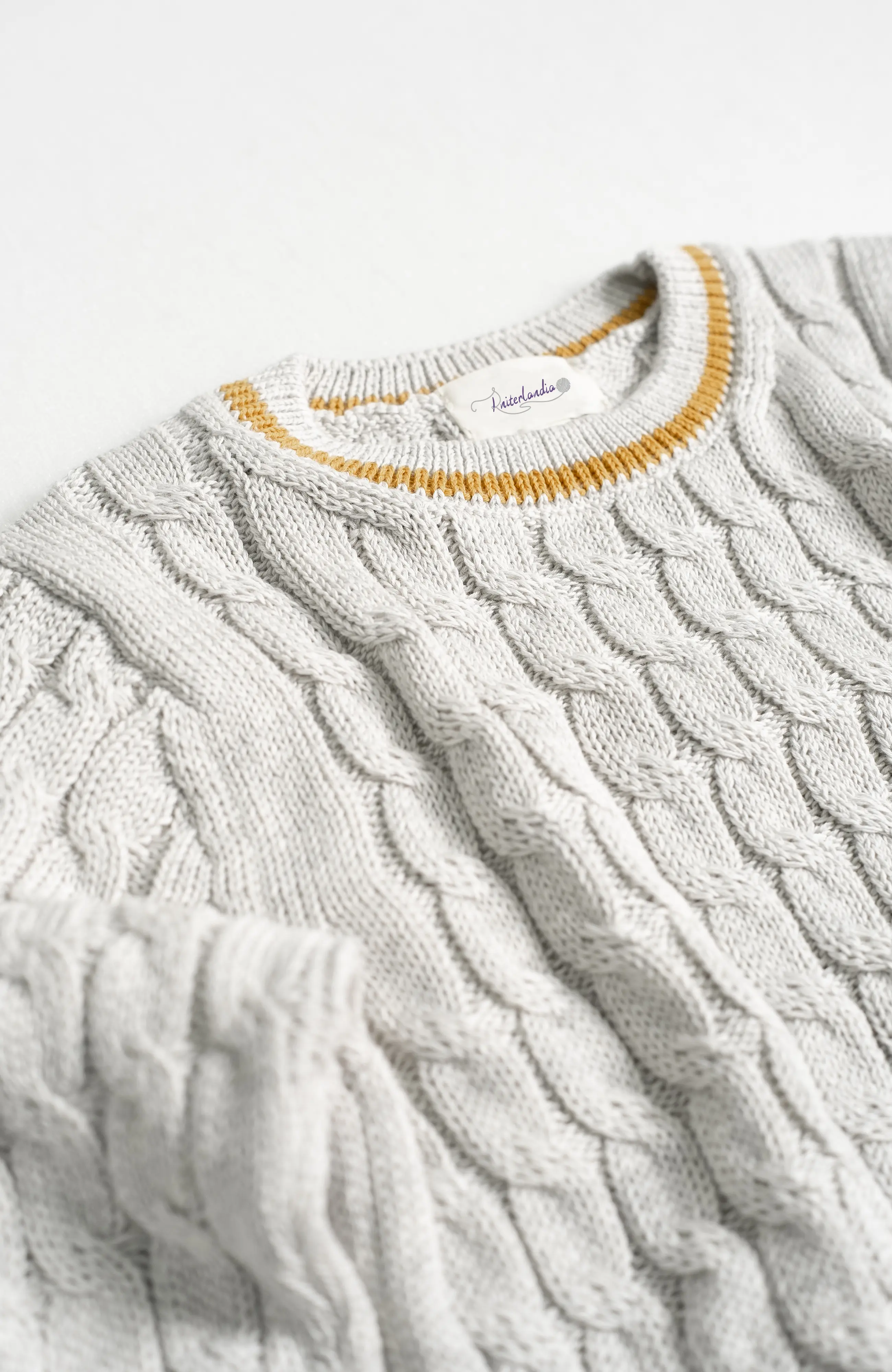 The Rowe Junior Sweater in Lighthouse Sand – The Cotton Capsule