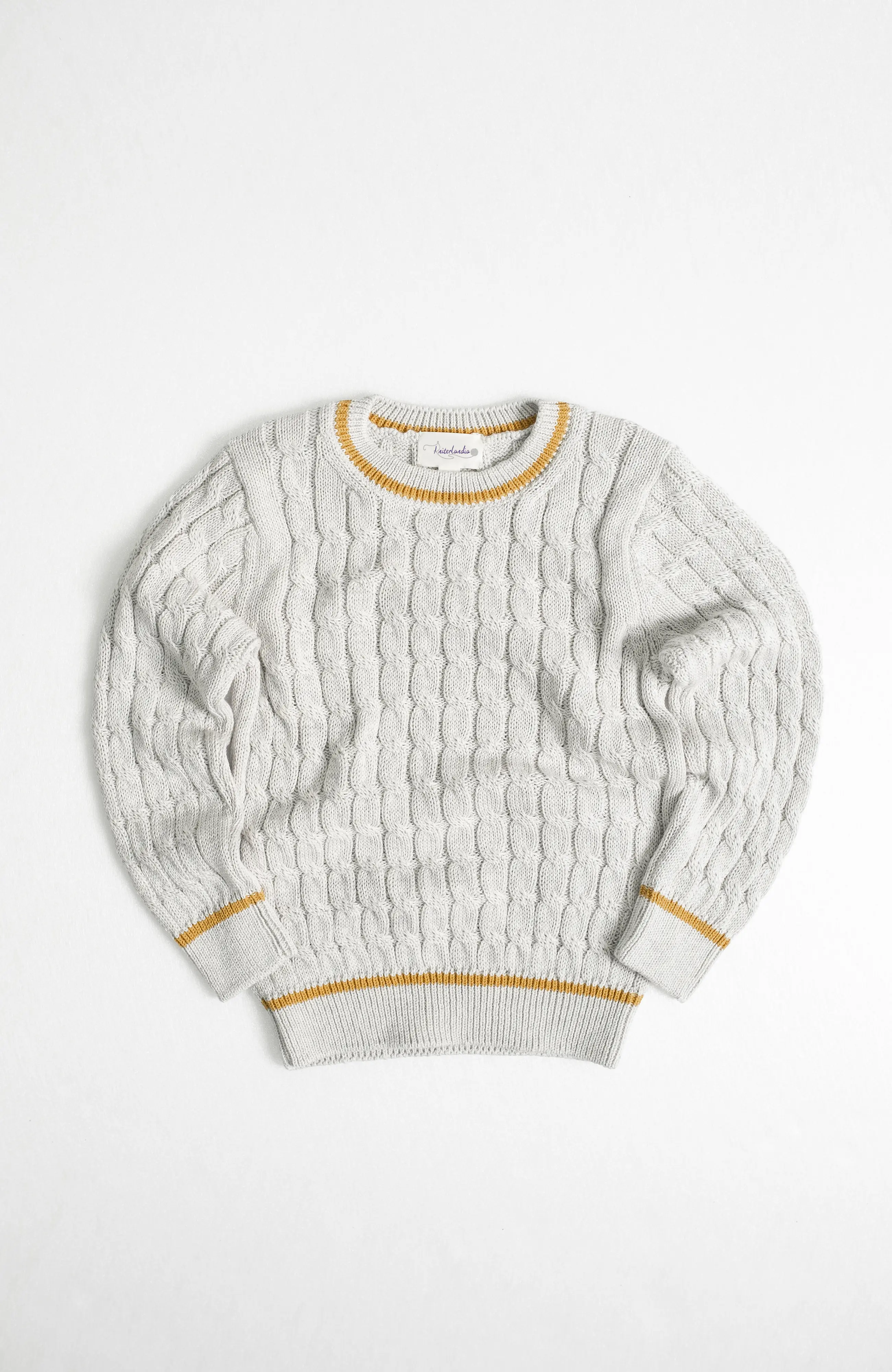 The Rowe Junior Sweater in Lighthouse Sand – The Cotton Capsule