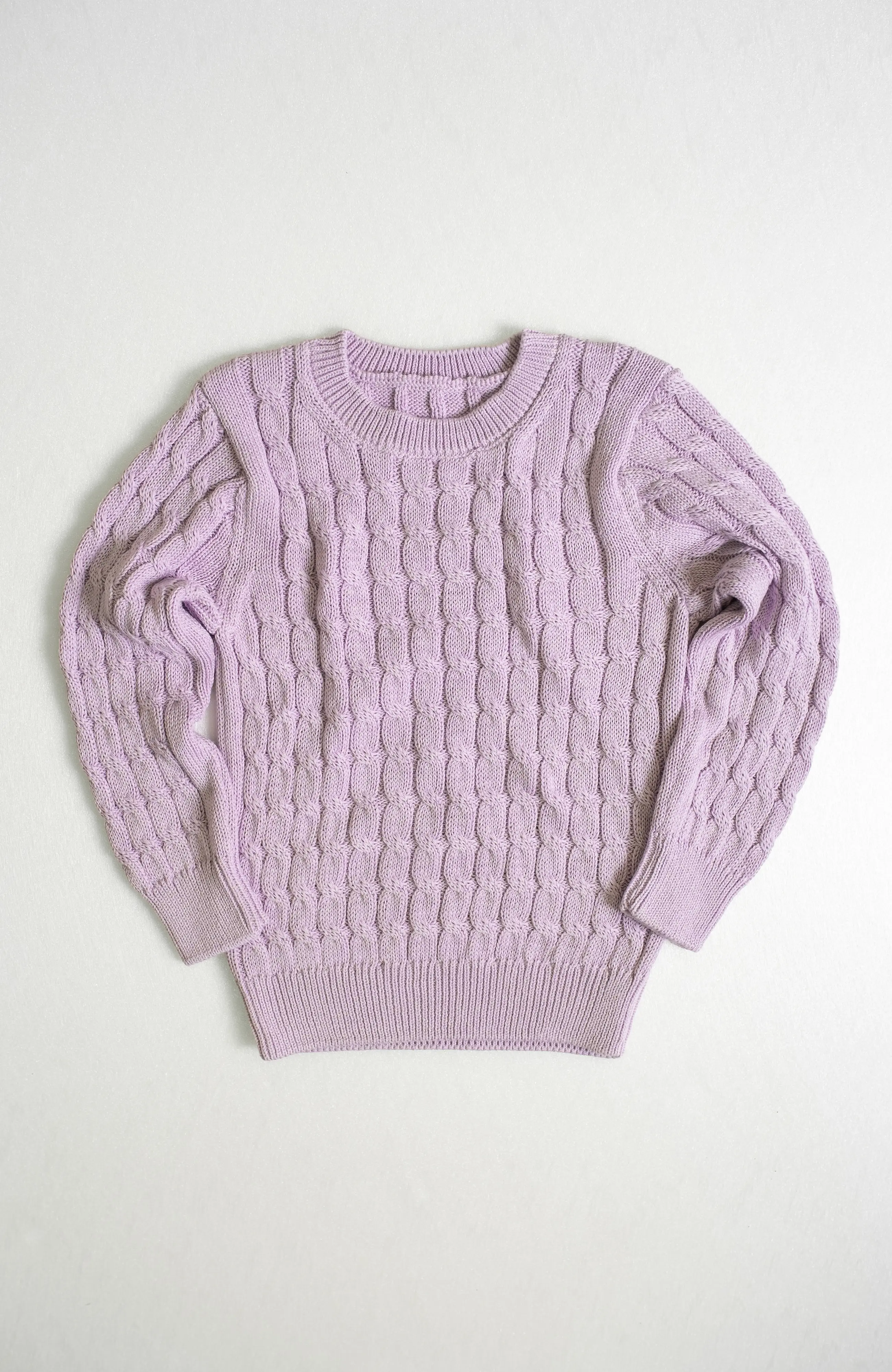 The Rowe Junior Sweater in Mauve Mist – The Cotton Capsule